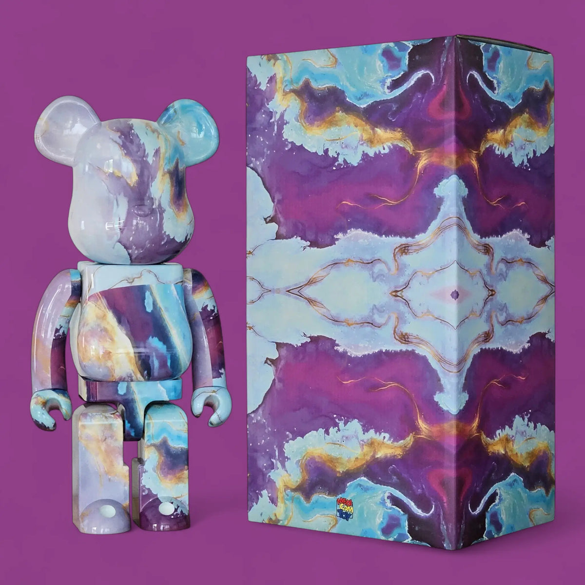 BE@RBRICK pattern Marble 1000％ BE@RBRICK Marble (1000%) – Elegantes Design | MyBearBrick.de