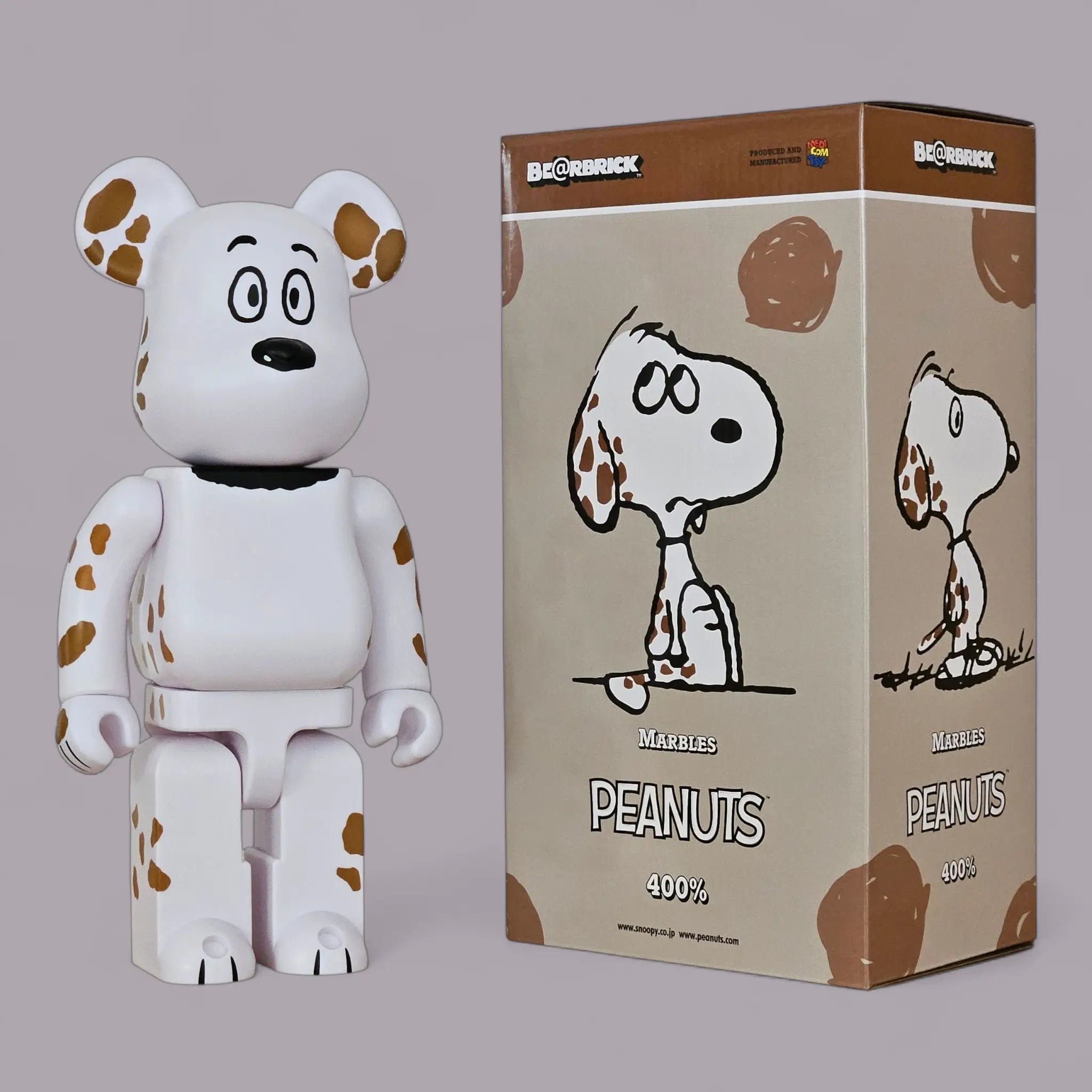 BE@RBRICK Marbles 400% Peanuts - Ver. Bearbrick MARBLES Medicom 