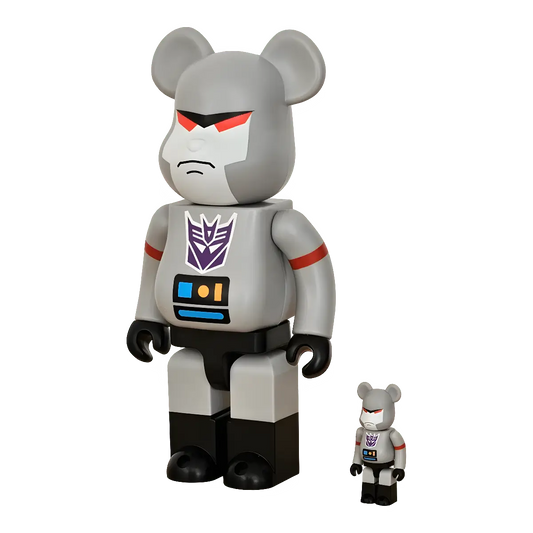 Bearbrick Megatron [Transformers] 100%+400% schräg