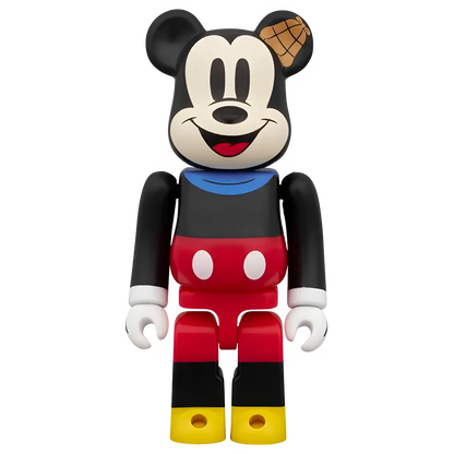 Bearbrick Mickey Mouse & Goofy (Lonesome Ghosts Version) 2er-Set 100% Herstellerbild 2