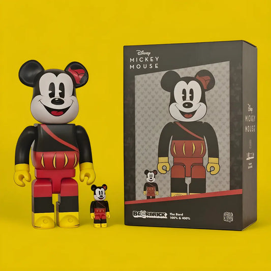Bearbrick Mickey the Bard 100%+400% mit Verpackung
