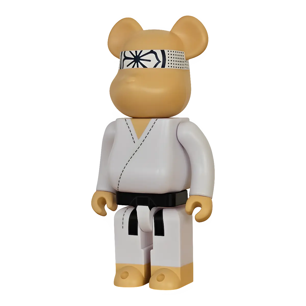Bearbrick Miyagi-Do Karate [Cobra Kai] 400% schräg