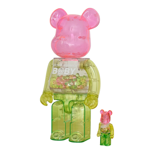 Bearbrick My First Bearbrick Baby 1st Color Clear Version 100%+400% schräg