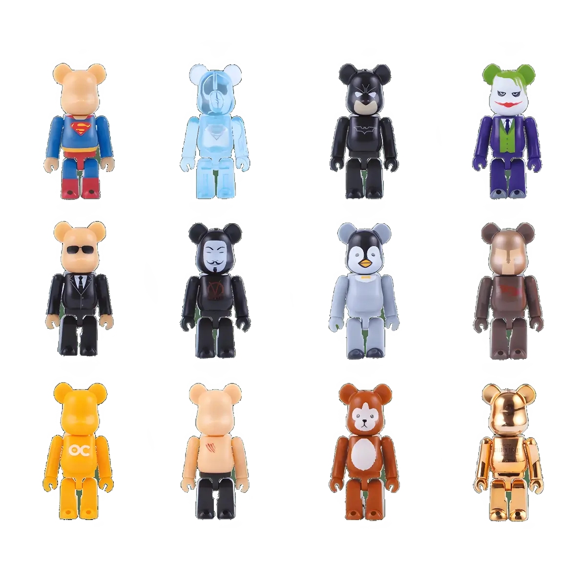 Bearbrick PEPSI.NEX × Warner Bros. - komplette Kollektion aus 12 Figuren 70% Herstellerbild