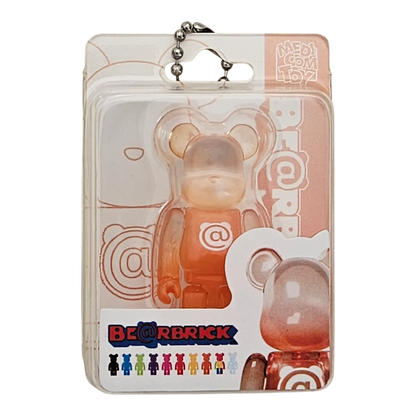 Bearbrick Package Ch@rm Collection Vol. 2 3 Clear Orange 50% in Verpackung