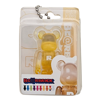 Bearbrick Package Ch@rm Collection Vol. 2 4 Clear Yellow 50% in Verpackung