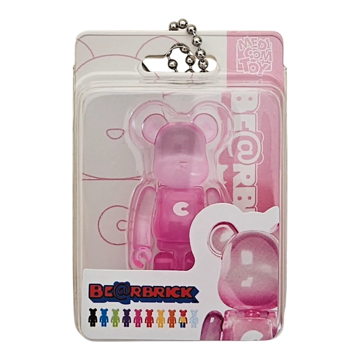 Bearbrick Package Ch@rm Collection Vol. 2 8 Clear Pink 50% in Verpackung