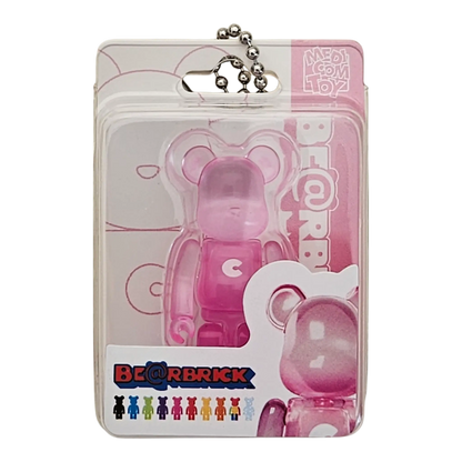 Bearbrick Package Ch@rm Collection Vol. 2 8 Clear Pink 50% in Verpackung