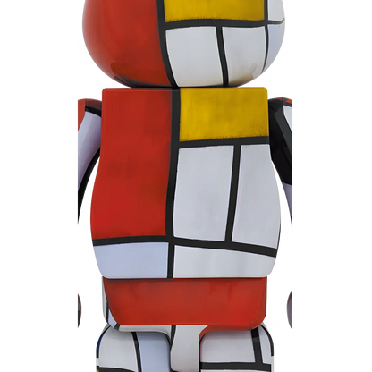BE@RBRICK Piet Mondrian 1000% | MyBearBrick.de