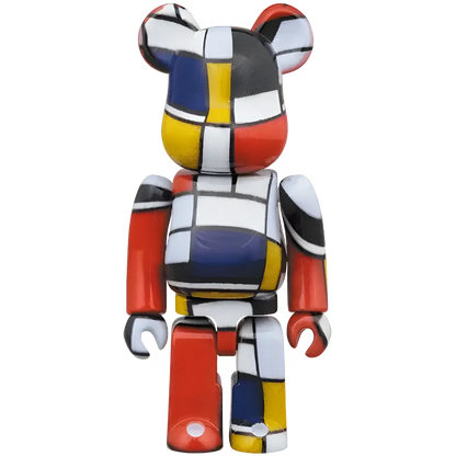 Bearbrick Piet Mondrian 100%+400% Herstellerbild 2