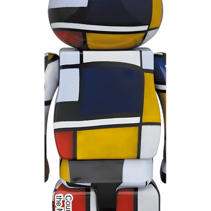 Bearbrick Piet Mondrian 100%+400% Herstellerbild 4