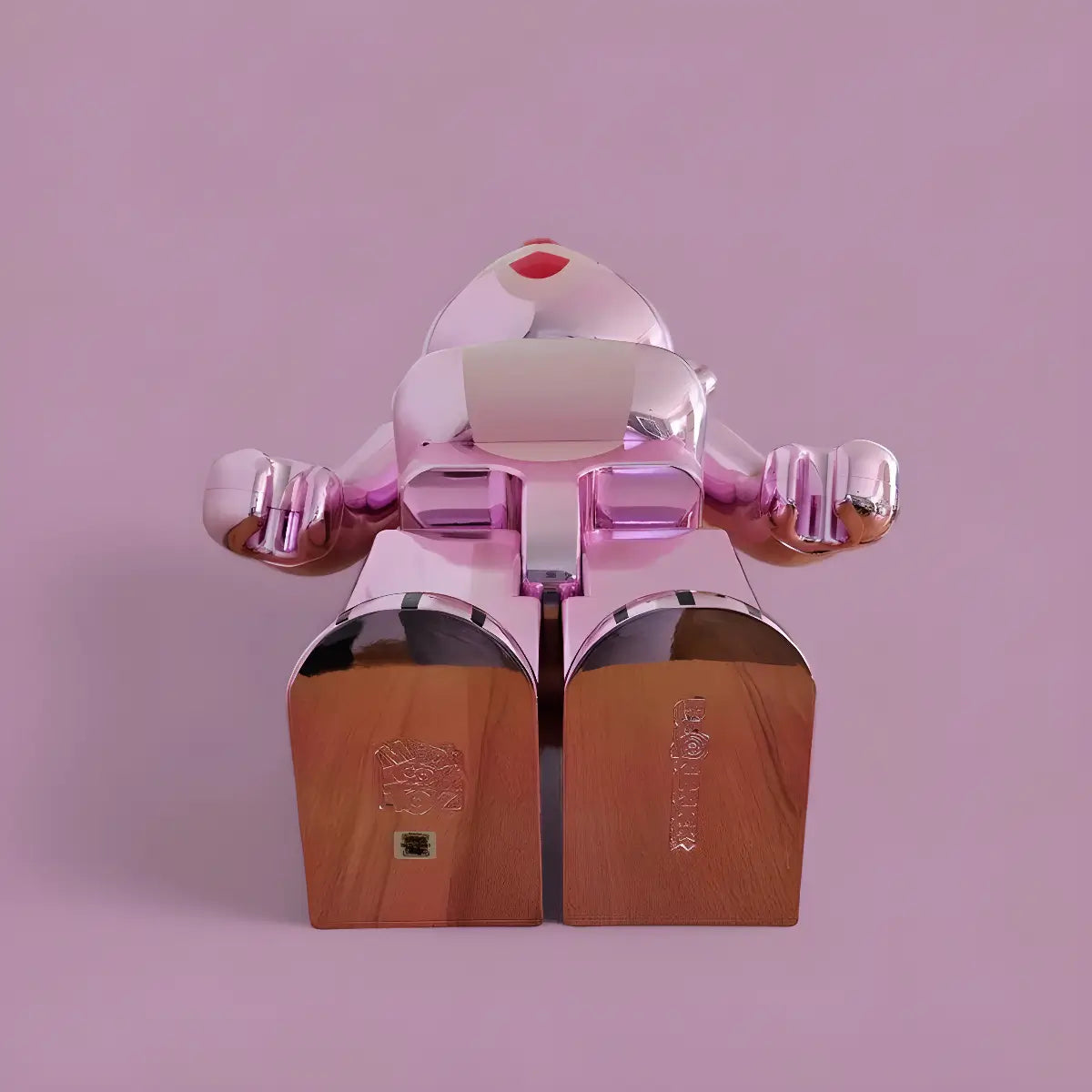 Bearbrick Pink Panther Chrome Version 1000% Echtheitsmerkmale