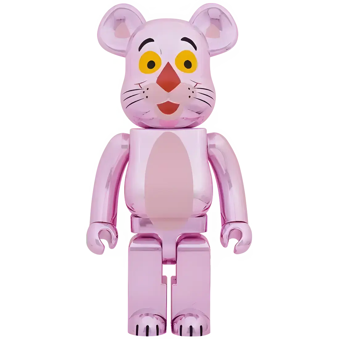Bearbrick Pink Panther Chrome Version 1000% Herstellerbild 1