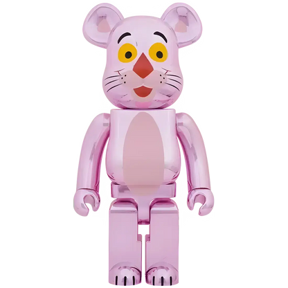 Bearbrick Pink Panther Chrome Version 1000% Herstellerbild 1