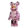 Bearbrick Pink Panther Chrome Version 1000% schräg