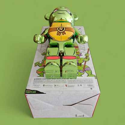 Bearbrick Raphael Chrome Version [Teenage Mutant Ninja Turtles] 1000% Echtheitsmerkmale