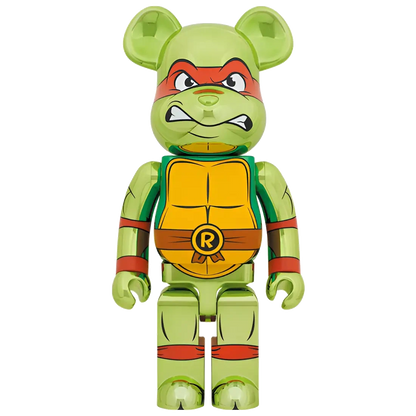 Bearbrick Raphael Chrome Version [Teenage Mutant Ninja Turtles] 1000% Herstellerbild 1