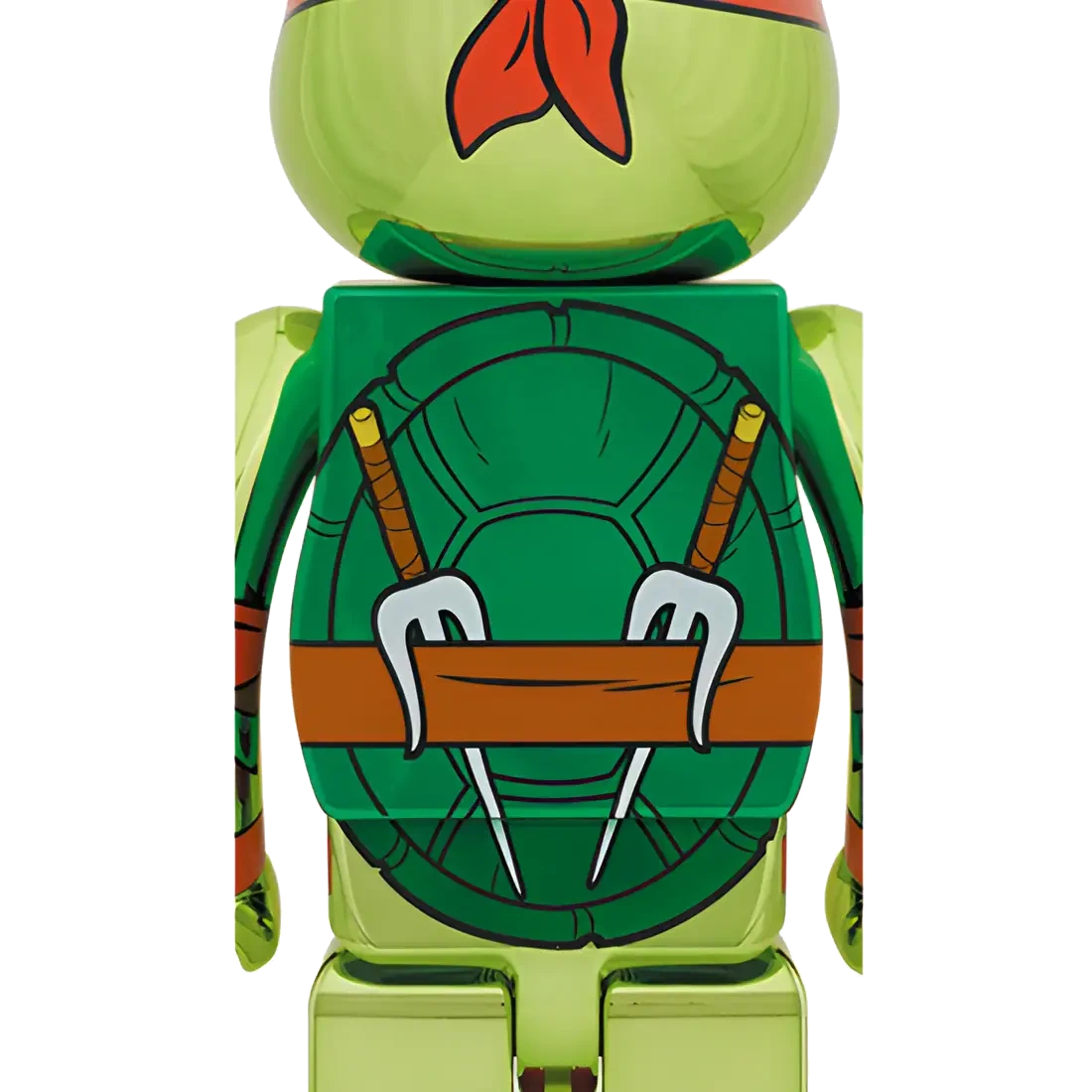 Bearbrick Raphael Chrome Version [Teenage Mutant Ninja Turtles] 1000% Herstellerbild 2