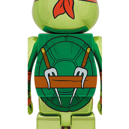 Bearbrick Raphael Chrome Version [Teenage Mutant Ninja Turtles] 1000% Herstellerbild 2