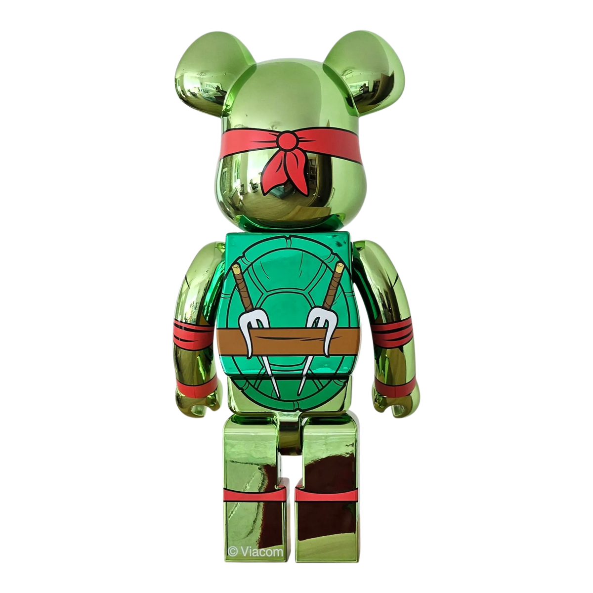 Bearbrick Raphael Chrome Version [Teenage Mutant Ninja Turtles] 1000% Rückseite