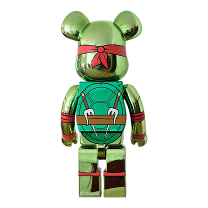 Bearbrick Raphael Chrome Version [Teenage Mutant Ninja Turtles] 1000% Rückseite