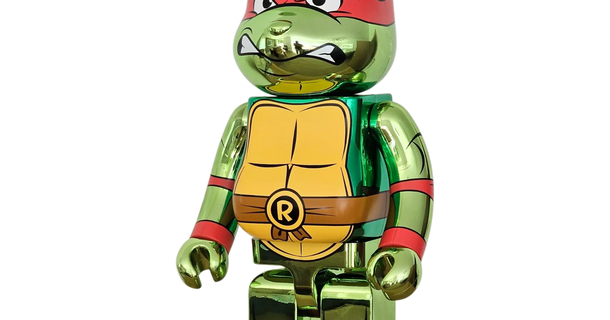 Bearbrick 1000% Medicom Toy - Ninja Turtle - Figurine Collection - NEUF