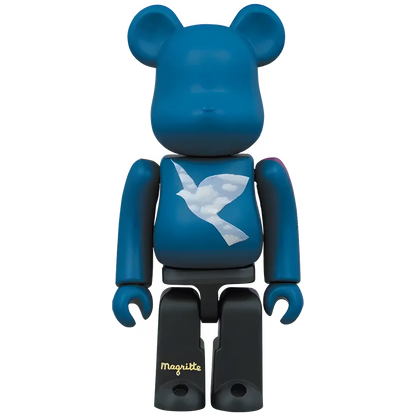 Bearbrick René Magritte 'L'Oiseau de Ciel 1966  La Belle Societé 1965' 100%+400% Herstellerbild 2