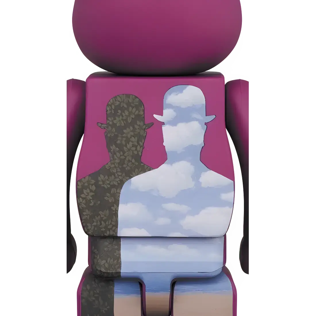 Bearbrick René Magritte 'L'Oiseau de Ciel 1966  La Belle Societé 1965' 100%+400% Herstellerbild 4