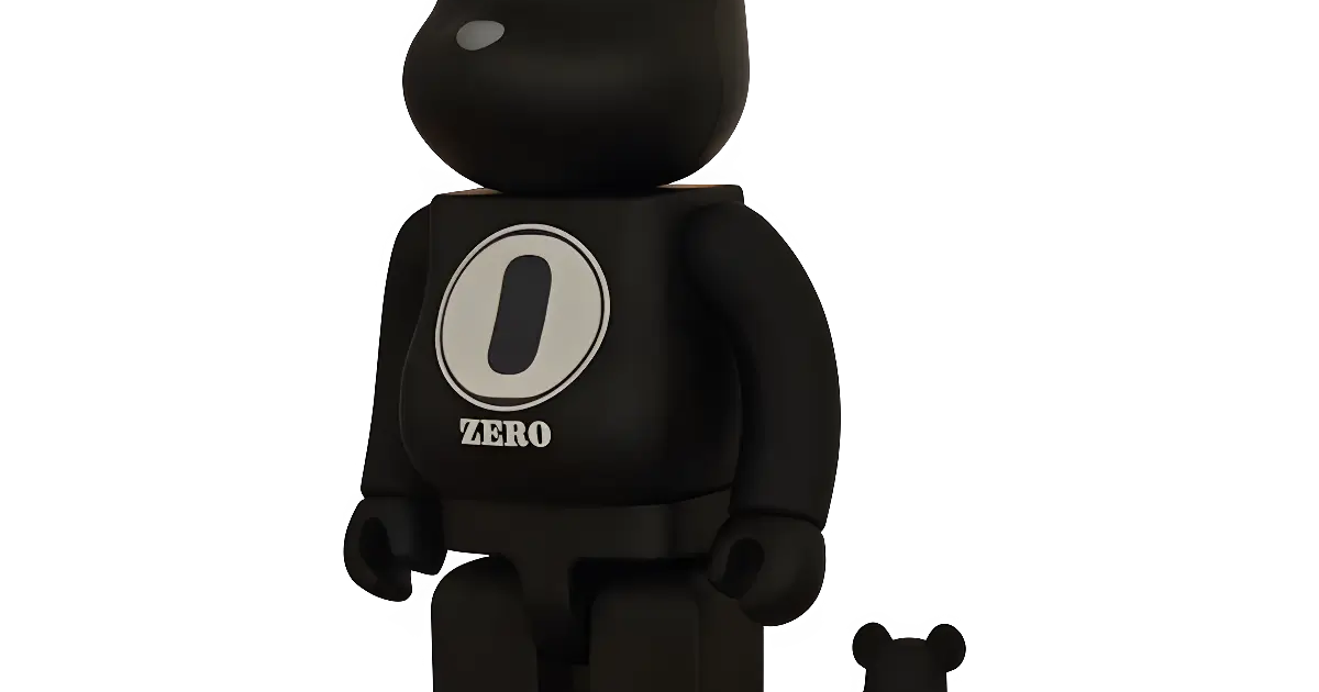 BE@RBRICK Robert Indiana fragment design Black 100%+400%