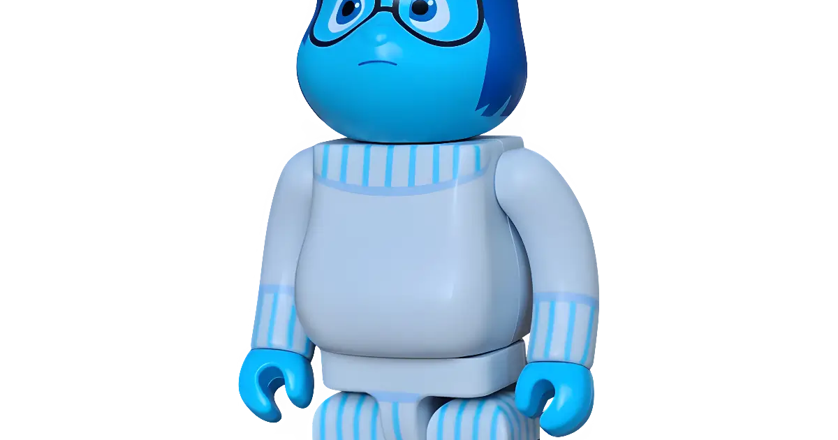 BE@RBRICK Sadness – Inside Out (400%) – MyBearBrick.de