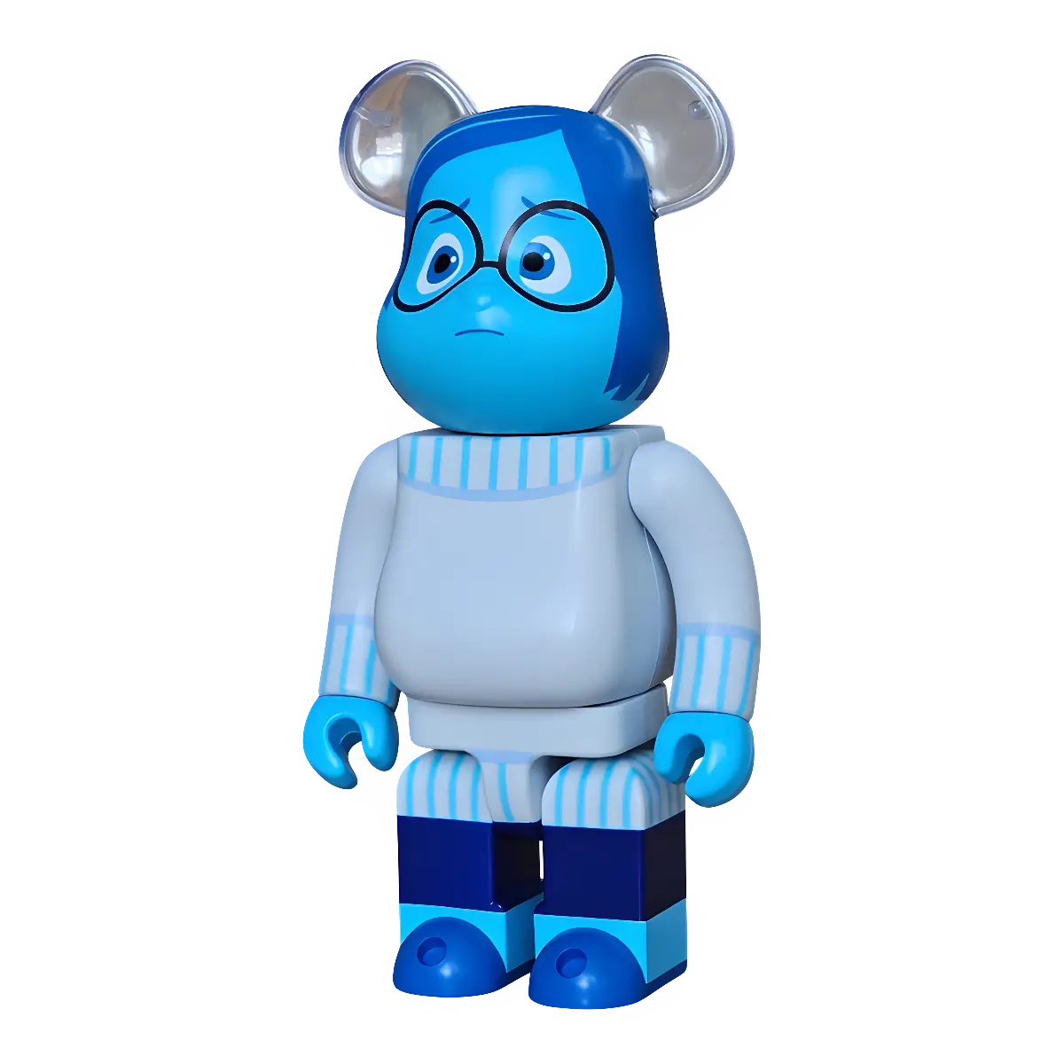 Bearbrick Sadness [Inside Out] 400% schräg