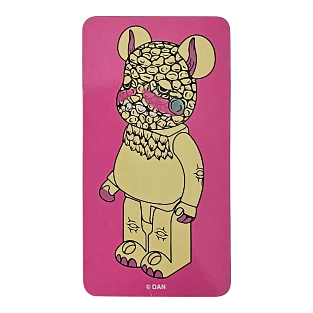 Bearbrick Series 33 Artist 'Pogola' [DAN] 100% Begleitkarte