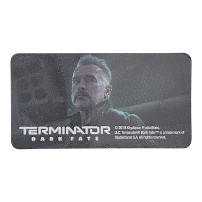Bearbrick Series 39 SF 'T-800 Carl' [Terminator - Dark Fate] 100% Begleitkarte