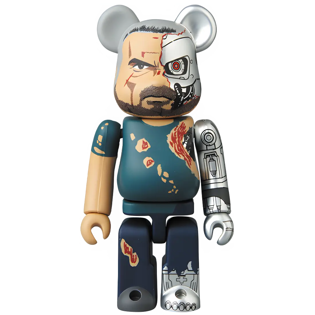 Bearbrick Series 39 SF 'T-800 Carl' [Terminator - Dark Fate] 100% Herstellerbild