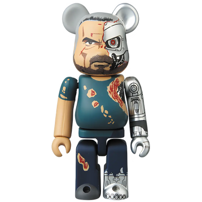 Bearbrick Series 39 SF 'T-800 Carl' [Terminator - Dark Fate] 100% Herstellerbild