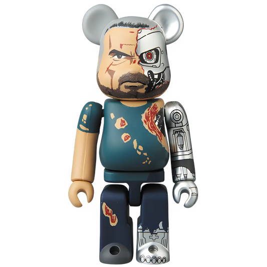 Bearbrick Series 39 SF 'T-800 Carl' [Terminator - Dark Fate] 100% Herstellerbild