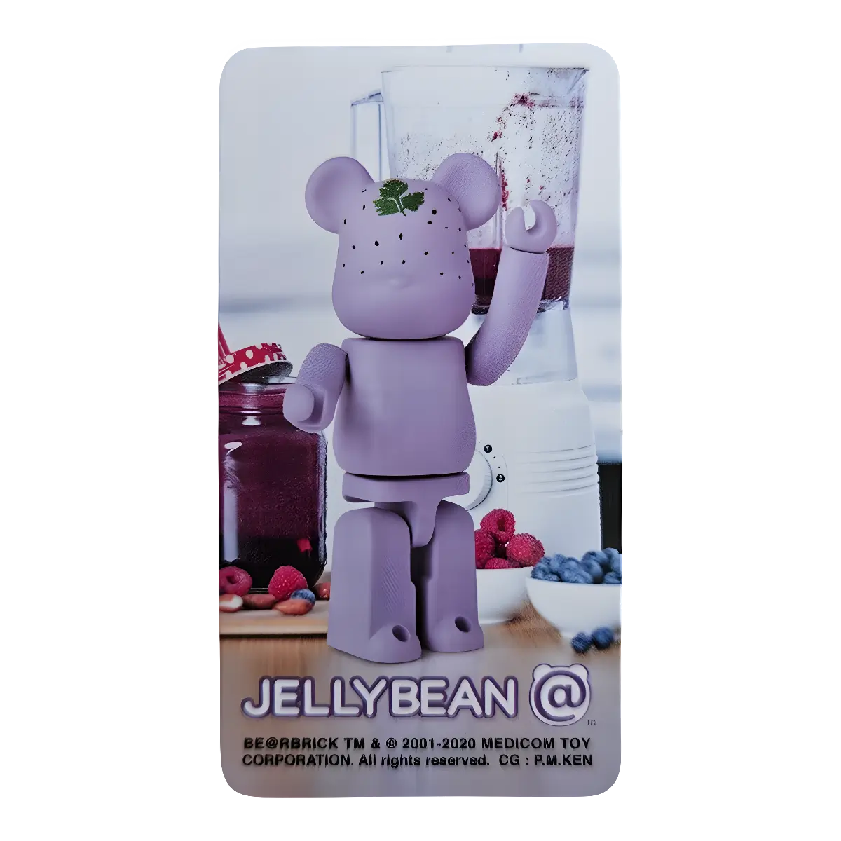 Bearbrick Series 41 Jellybean 100% Begleitkarte