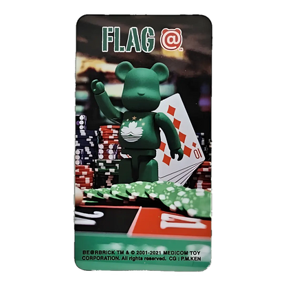 Bearbrick Series 43 Flag 'Macau' 100% Begleitkarte