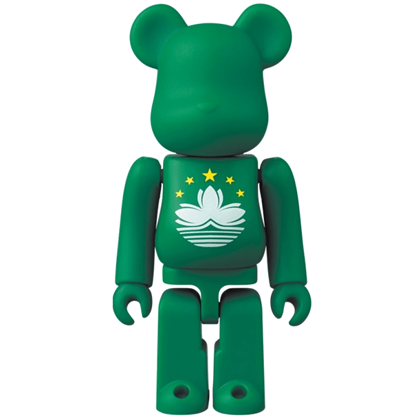 Bearbrick Series 43 Flag 'Macau' 100% Herstellerbild