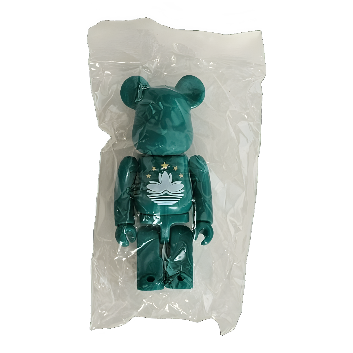Bearbrick Series 43 Flag 'Macau' 100% in Folie