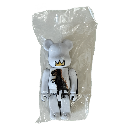 Bearbrick Series 44 Animal 'Jean-Michel Basquiat' 100% in Folie