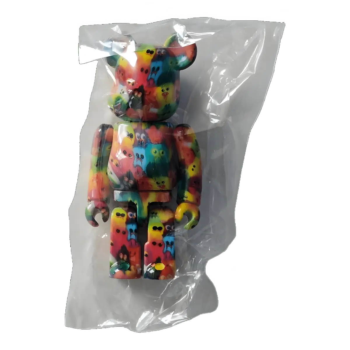 Bearbrick Series 46 Pattern 'Jon Burgerman' 100% in Folie