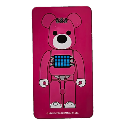 Bearbrick Series 47 Animal 'Psycho Teddy Bear' 100% Begleitkarte