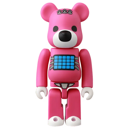Bearbrick Series 47 Animal 'Psycho Teddy Bear' 100% Herstellerbild