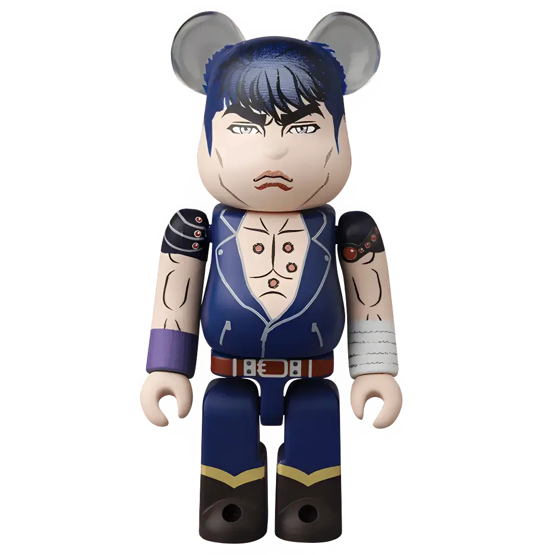 Bearbrick Series 47 Artist 'Hokuto No Ken' 100% Herstellerbild