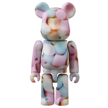 Bearbrick Series 49 Jellybean 'Marshmallows' 100% Herstellerbild