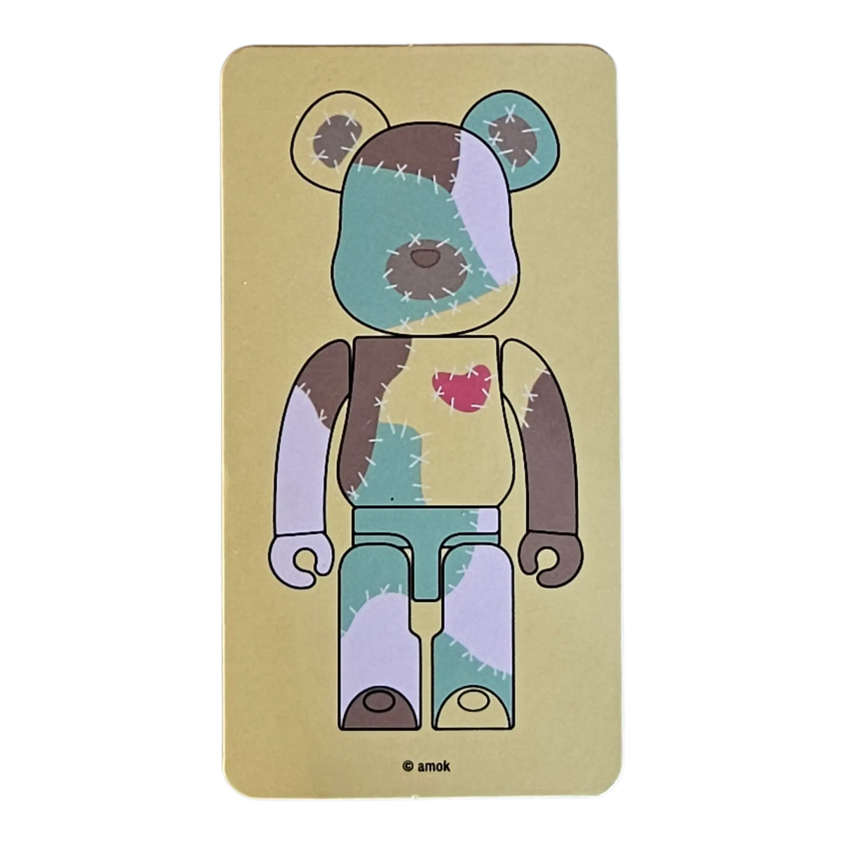 Bearbrick Series 50 Artist "amok" 100% Begleitkarte