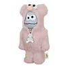 Bearbrick Sesame Street × Gelato Pique Cookie Monster in Elmo Costume 400% schräg