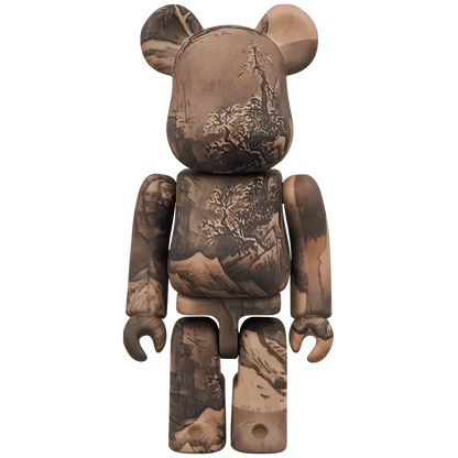 Bearbrick Sesshu National Treasure 'Autumn Winter Landscape Map (Winter Scenery)' 100%+400% Herstellerbild 2