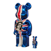Bearbrick Sex Pistols 'God Save the Queen' Chrome Version schräg